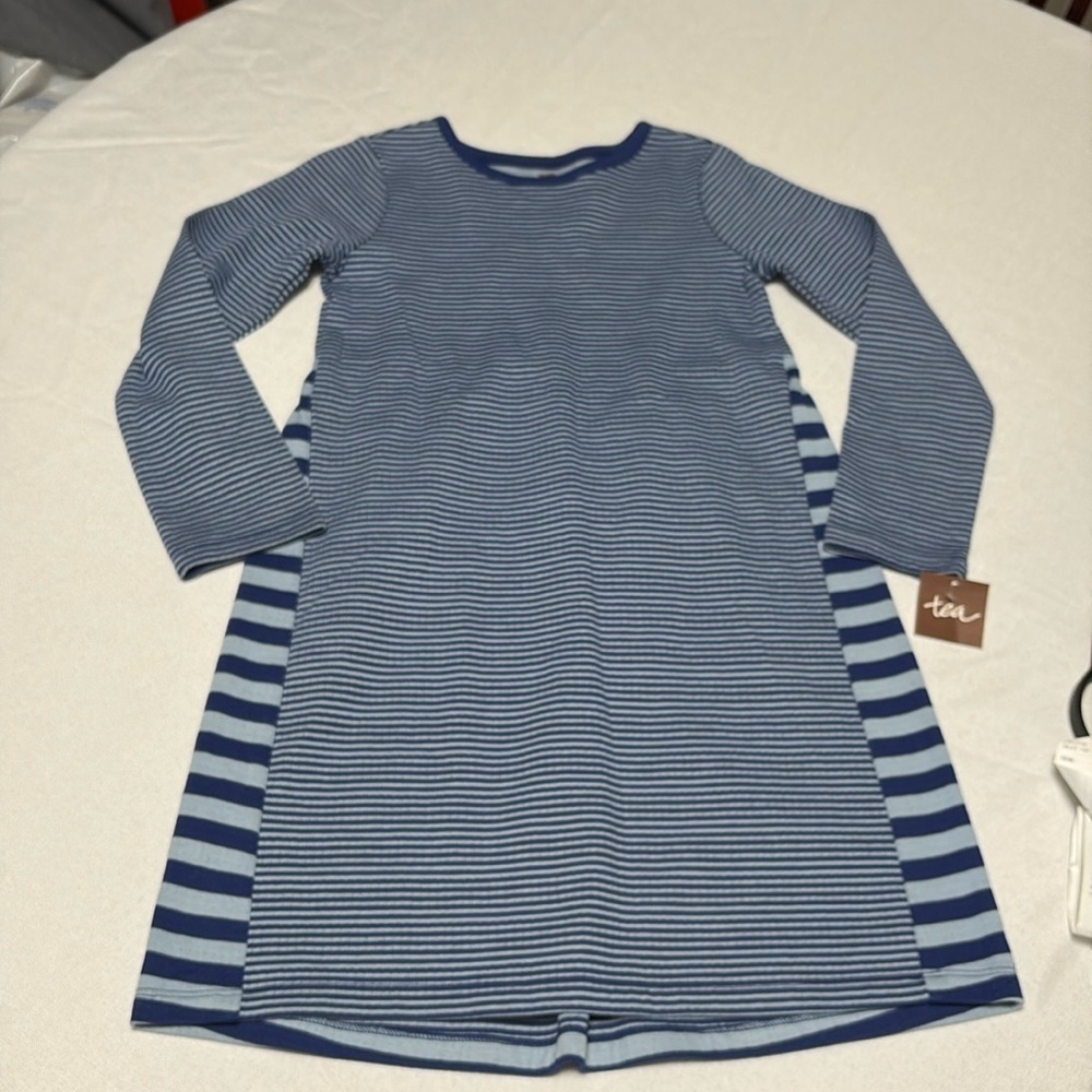 TEA Girls Long sleeve Dress, NWT . Size 8